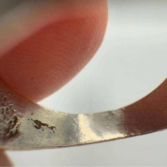 Silver Textured Ring Size 7.5 - Picture 7 of 14